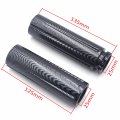 Httmt Trhb104-1 Chrome Motorcycle Cross End Style 1 25mm Hand Grips Compatible With H-d Electra Glide Classic Suzuk Marauder