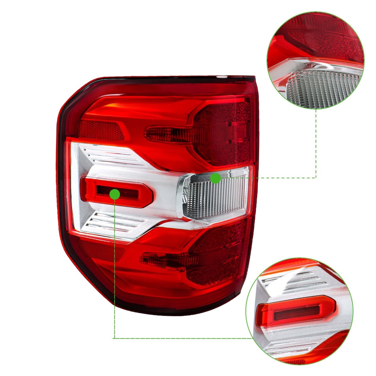 Left Side Tail Light Assembly Replacement For Maverick Lariat 2022 2023