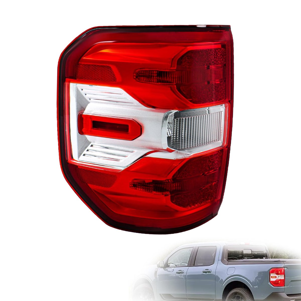 Left Side Tail Light Assembly Replacement For Maverick Lariat 2022 2023