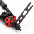 Vislone 12in Labor-saving Hand Riveter Bt-606 Double Insert Manual Rivet Machine Riveting Tools With Nuts