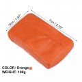 X Autohaux Car Clay Bar Wash Mud Orange 100g Detailing Cleaning Polishing Tool For Cars Rv Boats Bus Coating