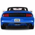 Ipick Image Made For Ford Mustang In Blue 3d Embossed Letters On Mirror Chrome Metal License Plate Frame