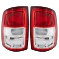 Tail Lights Right And Left Side Replacement For Ram 2500 2019 2022 Rear Brake Lamps 68361715ad 68361714ad Red Clear Plastic 