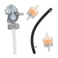 Fuel Tank Valve Petcock Switch For Generac Xt8000e Gas Portable Generator With 2 Filters And 1 Line 