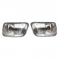 2002-2009 Chevy Trailblazer Pair Fog Lights Driver And Passenger Side Gm2592123 Gm2593123 Replaces 15175700 15076246 