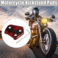 Motorcycle Kickstand Side Stand Plate Pad Aluminum Alloy Red For Honda Cb200x 2021-2022