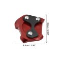 Motorcycle Kickstand Side Stand Plate Pad Aluminum Alloy Red For Honda Cb200x 2021-2022