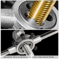 Uxcell 4-40 Unc Round Die Machine Thread Right Handing Alloy Tool Steel Screw Thread Cutting 2pcs