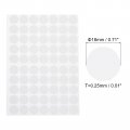 Uxcell 12 Sheets 840pcs Screw Hole Stickers 18mm 0 71inch Pvc Self-adhesive Cover Sticker Dustproof Round Covers Caps For