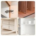 Uxcell 12 Sheets 840pcs Screw Hole Stickers 18mm 0 71inch Pvc Self-adhesive Cover Sticker Dustproof Round Covers Caps For