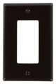 Leviton 80601 1-gang Decora Gfci Device Wallplate Midway Size Thermoset Mount Brown 