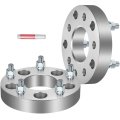 2x 1 25 Thick 5x5 To 5 Forged Wheel Spacers Adapters With 2 Studs 