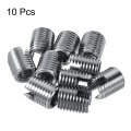 Uxcell Self Tapping Threaded Inserts M8 M12x15mm Carbon Steel Repairing Nuts 10pcs