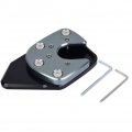 Side Stand Pad Fydun Motorcycle Anti-slip Kickstand Foot Extension For Honda Nc750x X-adv 17-19 Gray 