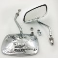 Httmt Mt351- Rearview Mirrors Compatible With H-d Street Sports Chopper Cruiser Eagle Spirit Live To Ride