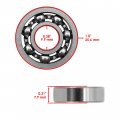 Caltric Water Pump Seal And Bearing Compatible With Suzuki Gsxr600 1997-03 Gsxr750 2000-2003