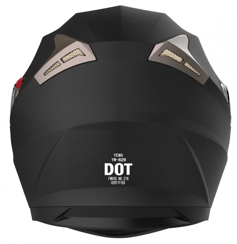 Motorcycle Full Face Helmet Dot Approved Yema Ym-829 Motorbike Moped Street Bike Racing Casco Moto With Sun Visor For Adult