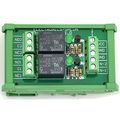 Electronics-salon Din Rail Mount 2 Spdt Power Relay Interface Module 10a 5v Coil 