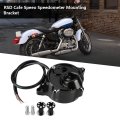 Cafe Speedometer Mounting Bracket For Xl95-14 Black