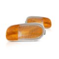 Front Turn Signal Lights For Volkswagen Beetle 2002 2003 2004 2005 Amber And Clear Lens Driver Passenger Side Pair 1c0953155l 