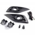 G-plus Front Bumper Driving Fog Light Lamps Compatible With Honda Crv Cr-v 2012 2013 2014 W Bezel Switch Clear Lens 1 Pair