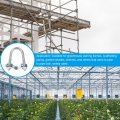 Uxcell Round U-bolts Pipe Clamp 6pcs Fit 3 4 20mm To Double Buckle For Greenhouse Awning Frames Antenna Mast