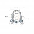 Uxcell Round U-bolts Pipe Clamp 6pcs Fit 3 4 20mm To Double Buckle For Greenhouse Awning Frames Antenna Mast