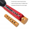 Woodworking Drill Guide Hole Jig Wood Dowel Punch Locator 10 In 1 45a 90a Aluminum Alloy For