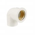 Uxcell 20mm Slip X 1 2pt Female Threaded 90 Degree Pvc Pipe Fitting Elbow