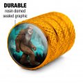 Sasquatch Bigfoot Valve Stem Caps For Tire Rim Wheel Aluminum Yellow