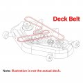 For 1 2 X 142 3 4 Deck Drive V-belt John Deere Lt166 Lawn Tractors M123281 Mod-ztf1-18989