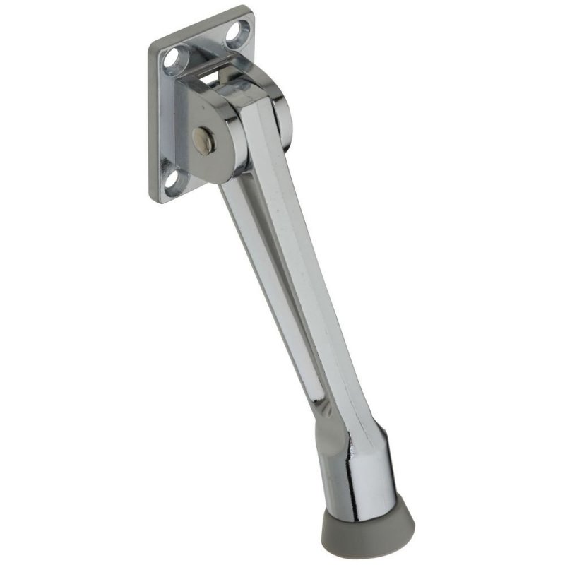 National Hardware N184-234 V239 Kickdown Door Stop In Chrome