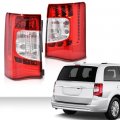 G-plus Led Rear Tail Lights Lamps Left Right W Bulbs Compatible With Chrysler Town Country 2011-2016 Ch2800198 Ch2801198
