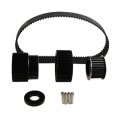 Adlerspeed Black Gilmer Belt Drive Pulley Kit Compatible With Mazda 12a 13b 15mm Rx7 Fd Fc Rx3