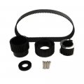 Adlerspeed Black Gilmer Belt Drive Pulley Kit Compatible With Mazda 12a 13b 15mm Rx7 Fd Fc Rx3
