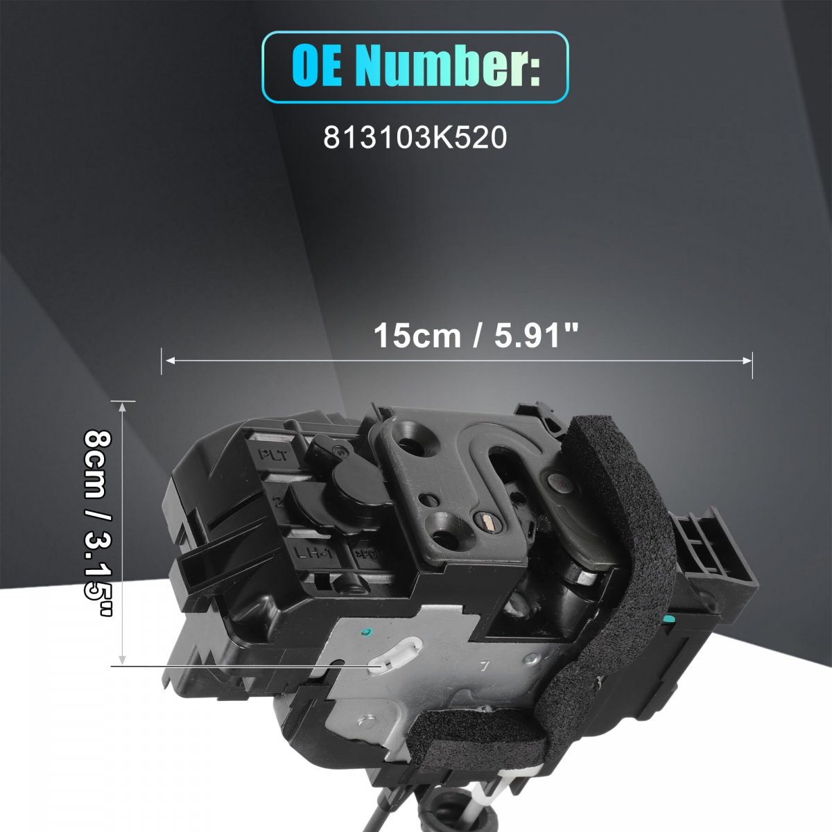 Front Left Driver Side Power Door Lock Actuator Motor With Cable For Hyundai Sonata 2008-2010 Latch Assembly Replace No