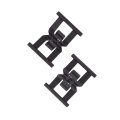 Rear Disc Brake Hardware Set For Porsche 718 Boxster 2021 2022 2023 2024 2025 Alx Pau Df 340 02012 Cla6 Standard Style Black