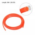 Uxcell Pneumatic Tubing Air Compressor Tube Hose Pu Line 6 5mm Id X 10mm Od 8m 26 2ft Bright Orange