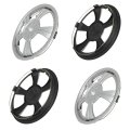 13 In Universal Wheel Rim Covers Set Of 4 Silver Hubcaps For Acura Chevrolet Dodge Ford Honda Hyundai Kia Mazda Mitsubishi 