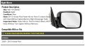Right Passenger Side Power Mirror Paint To Match With Heated Glassout Turn Signal And Memory Compatible With 2009 2015 Honda