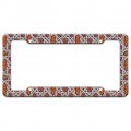 Knots Optical Illusion Pattern License Plate Tag Frame 