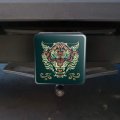 Graphics More Fierce Snarling Tribal Tiger Oni Tow Trailer Hitch Cover Plug Insert 