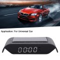 Car Digital Clock Sticka On Watch Portable Auto Truck Solar Powered Time Date Temperature Lcd Display Wiring White Light