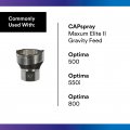 3m Pps 2 0 Spray Gun Adapter S708 3 8 Inch Female 18 Thread Nps Connects Select Accuspray Capspray Optima And Transtar Paint