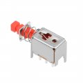 Uxcell Push Button Switch Dpdt 6 Pin 1 Position Self-locking Red 10pcs