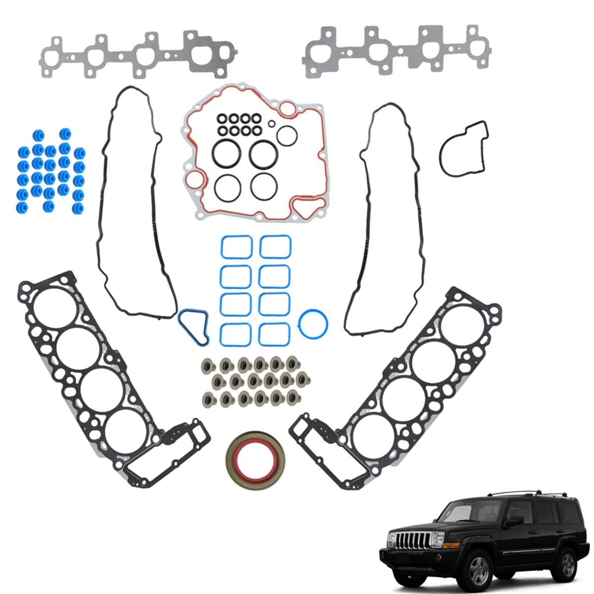 Head Gasket Set Replacement For Dakota 4 7l And Ram 1500 2004 To 2007 Fits Durango Commander Grand Cherokee Replaces
