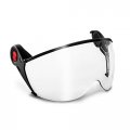 Safety Visor Kit Zen 500 Clear Polycarbonate Helmet For Zenith Series Helmets With Adapters And Anti Fogging 