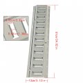 Waltyotur 2 Pcs Track Tie Down Rail For Garages Trailers Motorcycle Downs Atv Mountings Etrack Bar Rails Galvanized Steel 2000