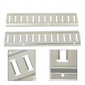 Waltyotur 2 Pcs Track Tie Down Rail For Garages Trailers Motorcycle Downs Atv Mountings Etrack Bar Rails Galvanized Steel 2000
