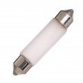 Satco S6990 Transitional Light Bulb In White Finish 1 72 Inches Frosted 